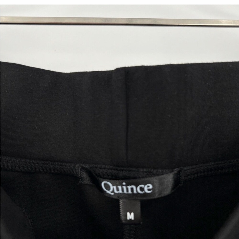 Quince Black Ponte Pants - Skinny Leg - M Petite - 24" Inseam - NWT - Picture 4 of 7